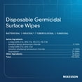 thumbnail image 2 of McKesson Disposable Surface Wipes, Pre-Moistened Disinfecting Wipes, 160 Wipes, 12 Packs, 1920 Total, 2 of 6