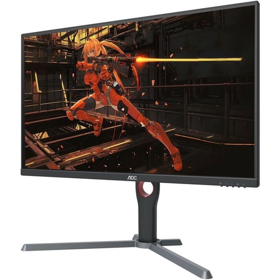 Restored AOC C27G4HX2 27" Curved Frameless Ultra-Fast Gaming Monitor, FHD 1080p, 0.3ms HDMI 200HZ Refresh Rate, Black (Refurbished)