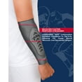 thumbnail image 3 of Exxact Sports Padded Forearm Compression Sleeve - Football Arm Sleeves for Men Baseball (Gray, ALXL ), 3 of 7