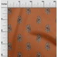 thumbnail image 1 of oneOone Tissu Polyester Lycra Motif Cachemire au Mètre 56 Pouces de Large, 1 of 4