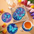 thumbnail image 4 of DOZEEZOP 8 PCS Diamond Art Coasters Kit, Diamond Painting Coasters with Holder, Fall Diamond Art Kits for Adults Beginners, Arts and Crafts Supplies Party Item Sets, 4 of 6