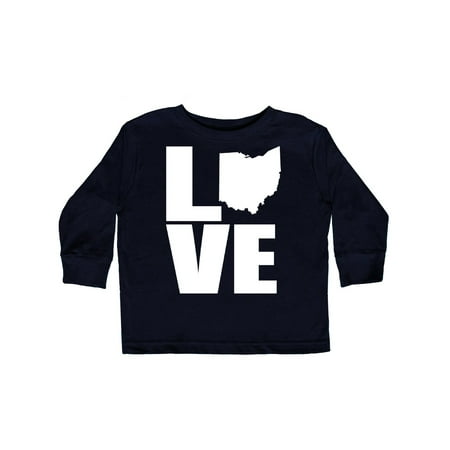 

Inktastic Ohio Love Gift Toddler Boy or Toddler Girl Long Sleeve T-Shirt