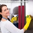 thumbnail image 4 of Ziyoot 5Pcs Refrigerator Door Handle Cover Washable Kitchen Appliance Decor Handles Fridge Oven Microwave Dishwasher Antiskid Protector, Keep Off Fingerprints Food Stains (Burgundy), 4 of 7