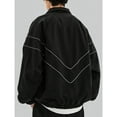 thumbnail image 2 of Men's Simple Daily Long Sleeve Jacket Fabric Coats, 2 of 5