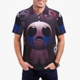thumbnail image 2 of Lsque The Binding of Isaac Pattern Golf Shirts for Men Dry Fit Print Moisture Wicking Performance Short Sleeve Polo Shirt-3X-Large, 2 of 7