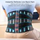 thumbnail image 3 of Fajas lumbares FREETOO para aliviar el dolor lumbar con 6 soportes, cinturón de soporte transpirable para hombres y mujeres en el trabajo, cinturón de soporte lumbar antideslizante con malla de 16 ori, 3 of 5