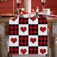 thumbnail image 4 of Drapeaux de Table Décorés pour la Saint-Valentin Réunions de Famille Décoration de Table de Cuisine Rétro Intérieur Extérieur, 4 of 6