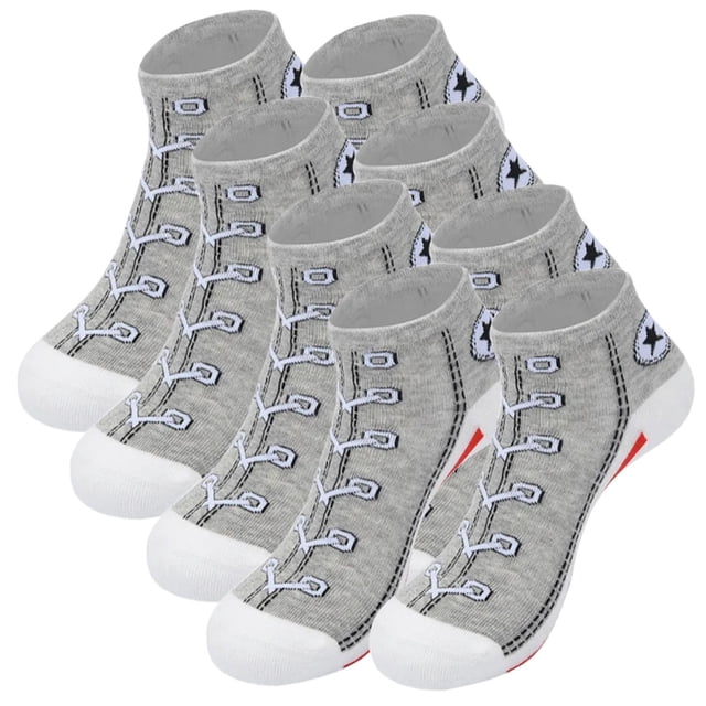 Calcetines Tubo Corto VentDepot VersSockGray 4Pares Gris 5-9.5US Poliéster
