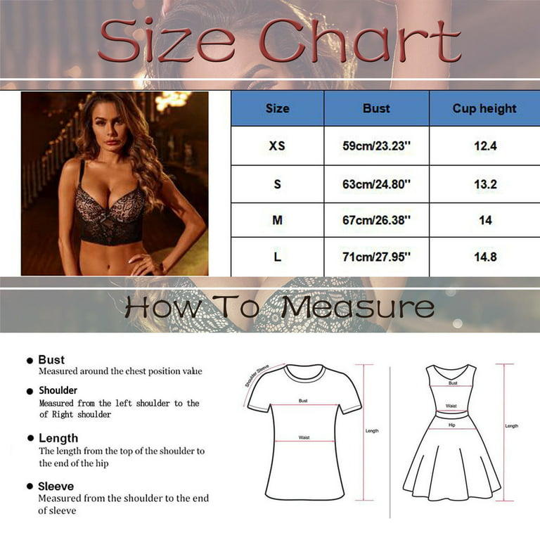 Push up Bras for Women Single Suer Gathering Printed Simple Young Text Suer  Thin Under Thick Support Bra for Women Full Coverage and Lift Black M