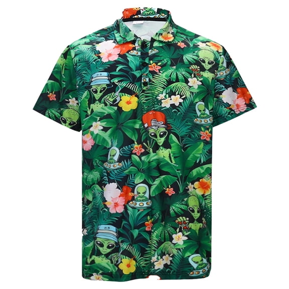Polo T Shirts for Men Summer Lapel Funny Print Graphic Retro Short Sleeve Summer Loose Casual Mens Dress Shirts