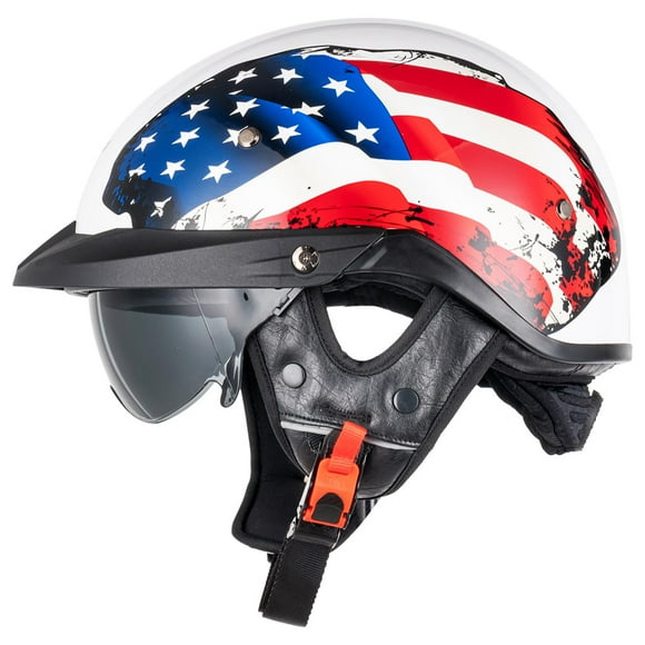 Medio casco de moto VCOROS VHF04 DOT Quick Release