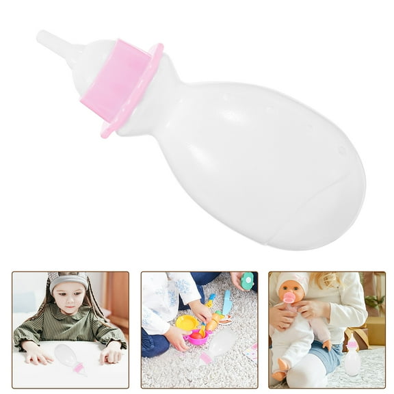 UPKOCH 10pcs Miniature Food Drinks Bottle Toys for Baby Shower Favors Plastic