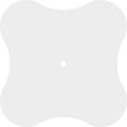 thumbnail image 4 of 40"OD x 2"ID x 14"C x 1"P Luna Architectural Grade PVC Contemporary Ceiling Medallion, 4 of 11