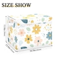 thumbnail image 5 of Yayeee Collapsible Cube Storage Bin with Lid Fabric Closet Decorative Basket with Handles, Cute Floral, 5 of 7
