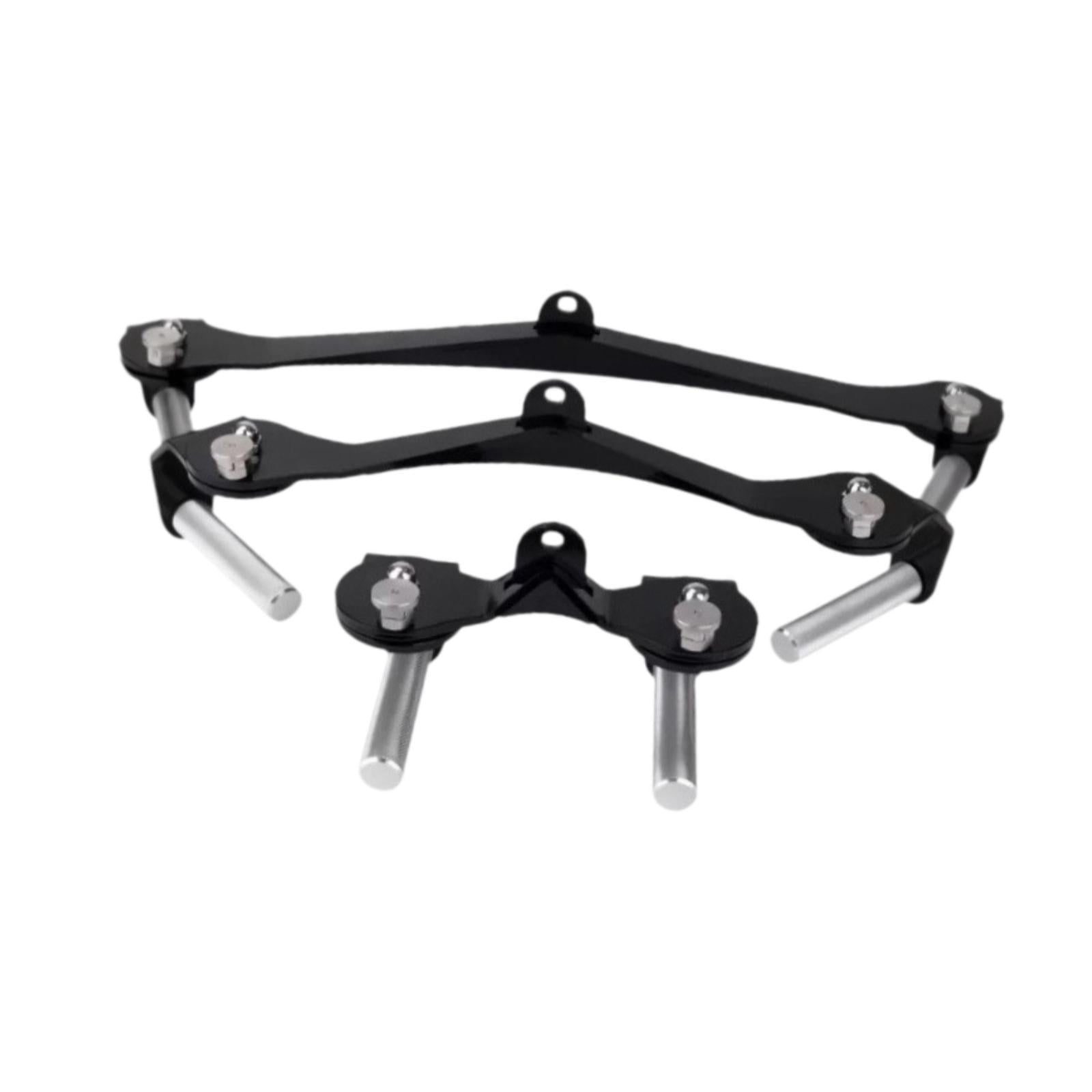 DimyFew Adjustable Gym Handle AntiSlip Grip Pull Down Bar for Arms Workout Men Women Narrow Medium Wide