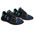 thumbnail image 6 of No Stry Should End Too Soon Suicide Awareness Shoes Sneakers Black Size 5, 6 of 7