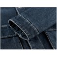 thumbnail image 5 of Denim Jacket Men Winter Fleece Lined Deim Coat With Multi-Pockets chaqueta vaquera hombre, 5 of 7