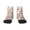 2 Black-2, variant on Dachshund And Eiffel Tower Pattern Quarter Crew Socks,Toe Seamed Ankle Socks,Cotton Cushioned Breathable Athletic Crew Sports Socks