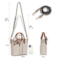 thumbnail image 2 of Montana West Tote Bags for Women Bow Crossbody Purses with Detachable Strap, Tan, 2 of 6
