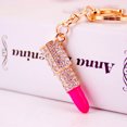 thumbnail image 1 of Cute Crystal Lipstick Style Keychain Bling Bling Rhinestone Car Key Decoration Blingbling Key Purse Keyring for Bag Wallet Handbags Backpack, 1 of 4