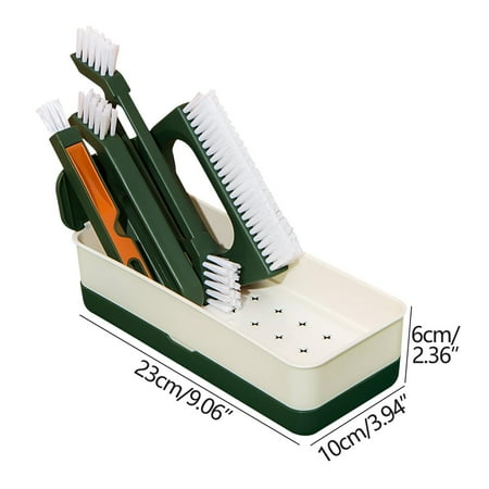 

Loopsun Cleaning Supplies Multifunctional Crevice Brush Set Tile Floor Brush Household Stove Brush Corner Window Groove Cleaning Brush Hard Bristle Brush