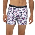 thumbnail image 2 of Men'S Boxer Briefs, Music Skull Record Mike Soft And Breathable Mens Underwear Boxer Briefs With Widen Waist, 2 of 2