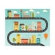 thumbnail image 2 of Alfombra infantil de 40 x 60 cm para estacionamiento, escalada, juego de carretera, guardería, 2 of 4