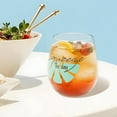 thumbnail image 3 of Mainstays Lemon Plstic Stemless Wine Glass Assorted Colour, 16oz 1pc, 3 of 9