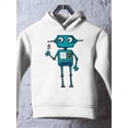 thumbnail image 3 of Robot Holding A Flower Hoodie Toddler -Image by Shutterstock,  4 Toddler, 3 of 4