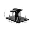 thumbnail image 2 of unbranded Cesta Para Con Soporte Resistente En Hierro Negro Para Uso Y Diario, 2 of 7
