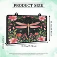 thumbnail image 7 of Renewold Ceramic Glass Stove Top Cover for Electric Stove, Non-slip Stove Mat Stovetop Protector Cover Multipurpose Desk Saver Pad for Counter Top, Dragonfly Flower Pink, 7 of 7