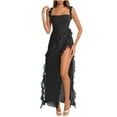 thumbnail image 2 of Styesk Robes pour Femmes Robe Longue Sans Manches à Fente, 2 of 8