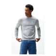 thumbnail image 2 of Polo Ralph Lauren Men's, Cotton Crew Neck Sweater, Grey Heather, XXL, 2 of 2