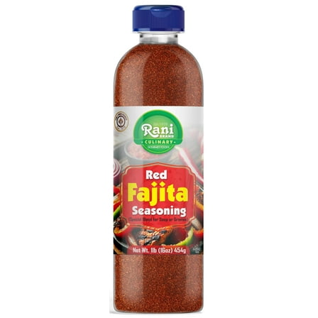 Rani Red Fajita Seasoning (Special Blend for Soup or Gravies) 16oz (1lb) 454g PET Jar ~ All Natural | Gluten Friendly | NON-GMO | Kosher | Vegan | Product of USA