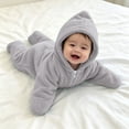 thumbnail image 5 of Takafot Baby Starfish Onesie Halloween Zipper Hooded Star Suit Newborn Outfit Newborn Picture Outfit for Halloween Christmas Festival and Baby Party Dressing‑Up, 5 of 9