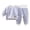 A-Blue, variant on NIEWTR Baby and Toddler Matching Pajamas Girls Long Sleeve Crewneck Shirt with Stretchy Pants Set Fall Winter Daily Wear Loungewear Soft Cotton for 12M 18M(A-Blue,9-12 Months)
