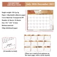 thumbnail image 2 of PLPPYFS 2026-2027 Wall Calendar Flowers, Calendar 2026-2027, 18 Month, July 2026 to December 2027, Spiral Bound Hanging Calendars, 13" x 10" Large Print, Floral, 2 of 9