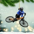 thumbnail image 3 of Personalized Mountain Biking Ornament, Custom Name & Year Christmas Tree Ornaments 2025, Xmas Cyclist Gifts, Mountain Bike Biking Rider Xmas Holiday Keepsake, Bicycle Racing Sport Presents (Style 12), 3 of 7
