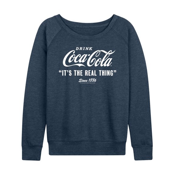 Coca-Cola - It's The Real Thing - Women's Lightweight French Terry Long Sleeve Shirt
