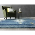 thumbnail image 5 of Abani Porto Collection Modern 7'9" x 10'2" Blue with Diamond Area Rug, 5 of 5