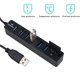 thumbnail image 2 of Hub USB de 6 puertos USB 2,0, divisor de concentrador de datos, extensión USB, almacenamiento, lectores de tarjetas Memery para PC y portátiles, 2 of 5