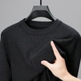 thumbnail image 4 of WELOIJEVBE Mens Sweater Men's Fashion Autumn/Winter 2024 Semi Turtleneck Slim Striped Top Pullover Sweater Sweaters for Men, 4 of 4