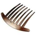 thumbnail image 5 of Unique Bargains 2Pcs French Twist 7 Teeth Comb Teeth Hair Combs Clip Comb 4.1" Resin Brown, 5 of 7