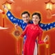 thumbnail image 4 of Juego de 4 adornos Feng Shui para Año Nuevo | Borlas colgantes rojas con nudo y monedas para la buena suerte y la riqueza | Decoración para puerta, pared y coche para la fiesta de Año Nuevo chino, 4 of 7