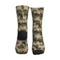 thumbnail image 2 of Athletic Socks Army Camouflage Pattern Sport Running Calf Socks Crew Socks for Men Women, 2 of 7