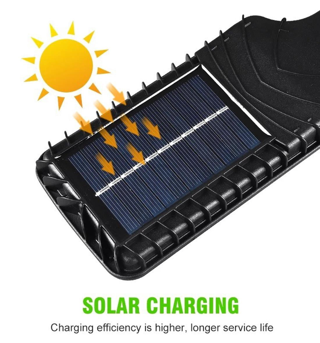 Solar Motion Sensor Lights Outdoor with 3 Modes and 1200mAh Battery