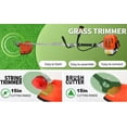 thumbnail image 4 of Floseru 52cc Weed Eater Gas Powered, 2 in 1 Gas String Trimmer, Weed Wacker, Heavy Duty Weed Wacker, Upgraded 2200w/8500rpm Engine Brush Cutter, 3 Days Delivery from USA, 4 of 8