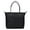 Black, variant on Premium Large Nylon Tote Water Resistant Top Zip Shoulder Bag Handbag