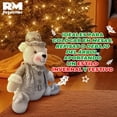 thumbnail image 4 of Set 2 Muñecos Oso Polar Decoración Navideños de Peluche 32cm, 4 of 8