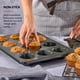 thumbnail image 3 of Molde Para Muffins Antiadherente Kitchenaid, 12 Tazas, Evergreen, 3 of 5